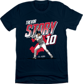 Trevor Story City Map T-shirt In The Clutch